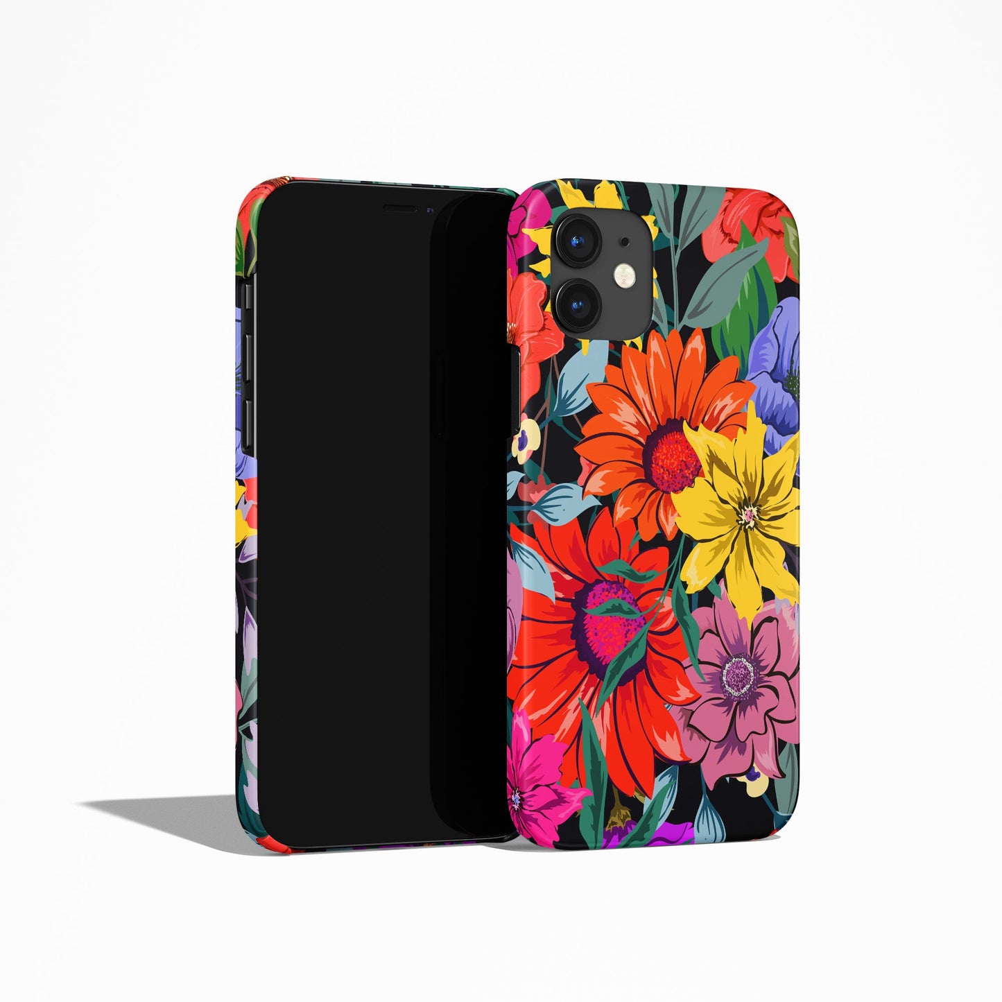 Colorful Floral Feminine Pattern iPhone Case