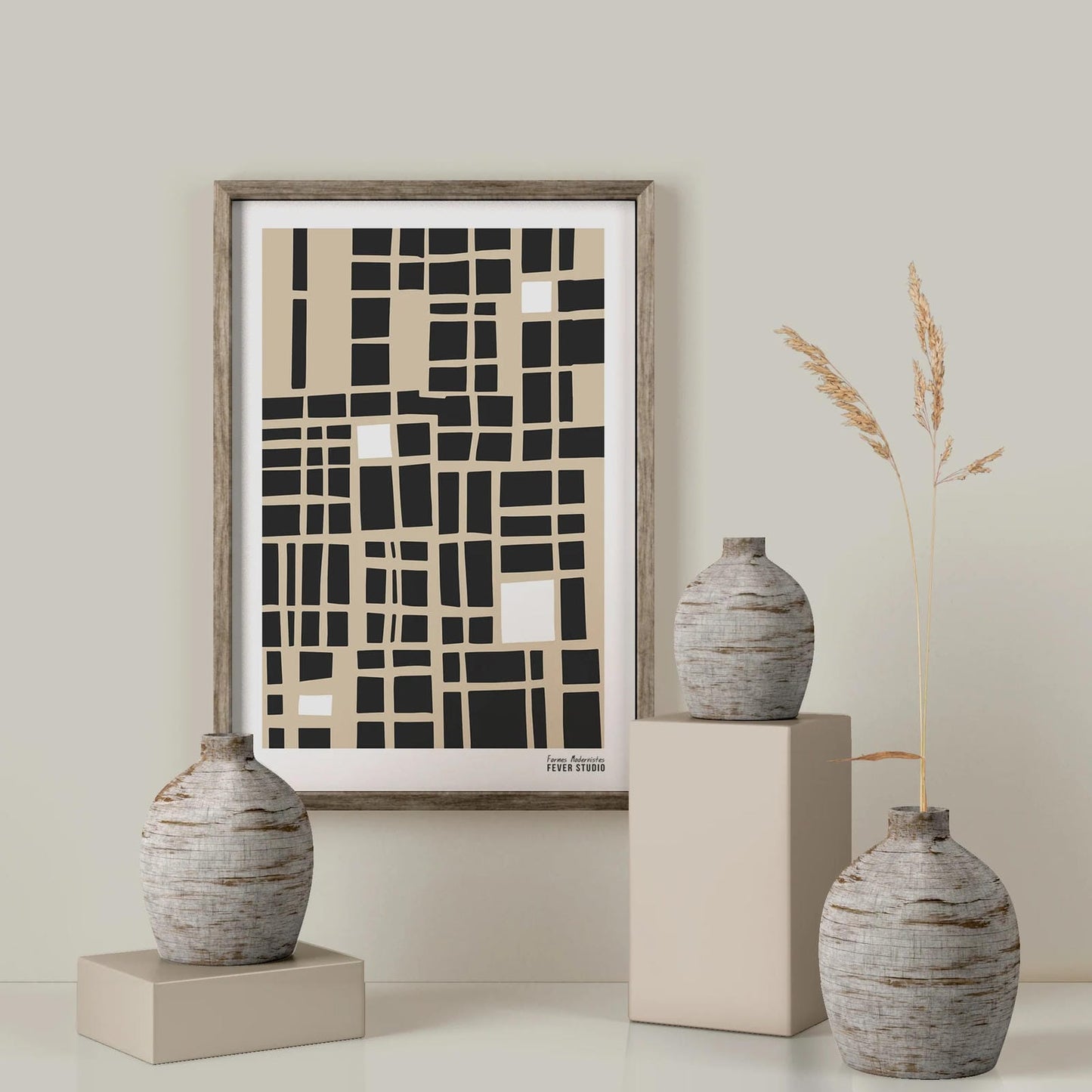 FEVER STUDIO - Formes Modernistes Art Print