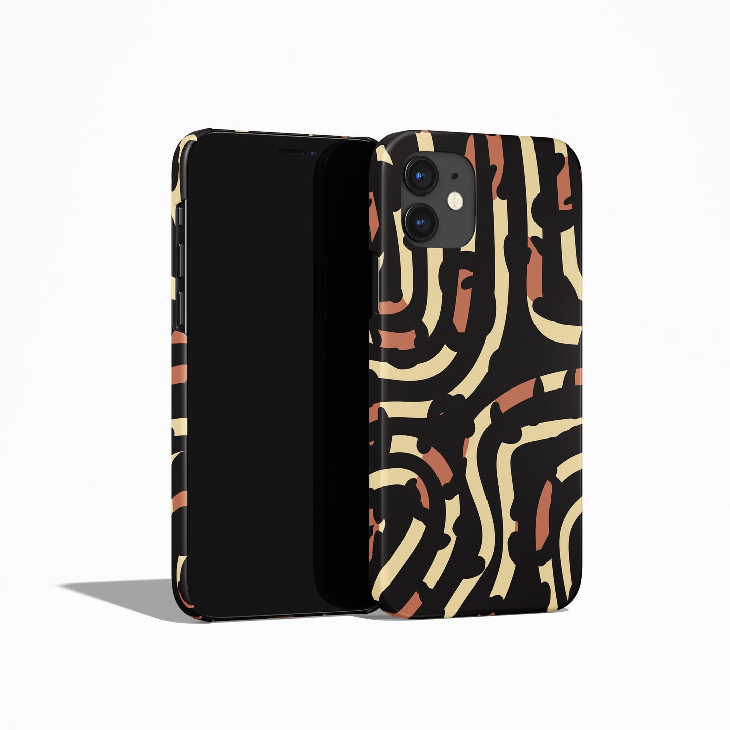 Animal Leopard Pattern Black iPhone Case