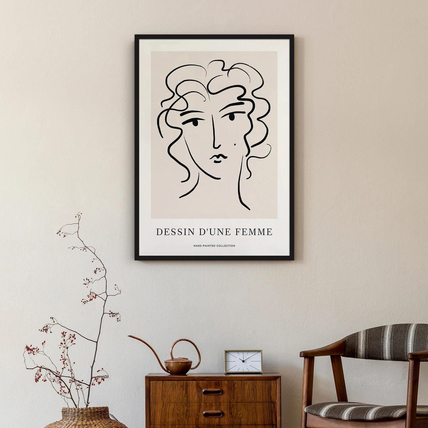 Dessin d'Une Femme Woman Poster