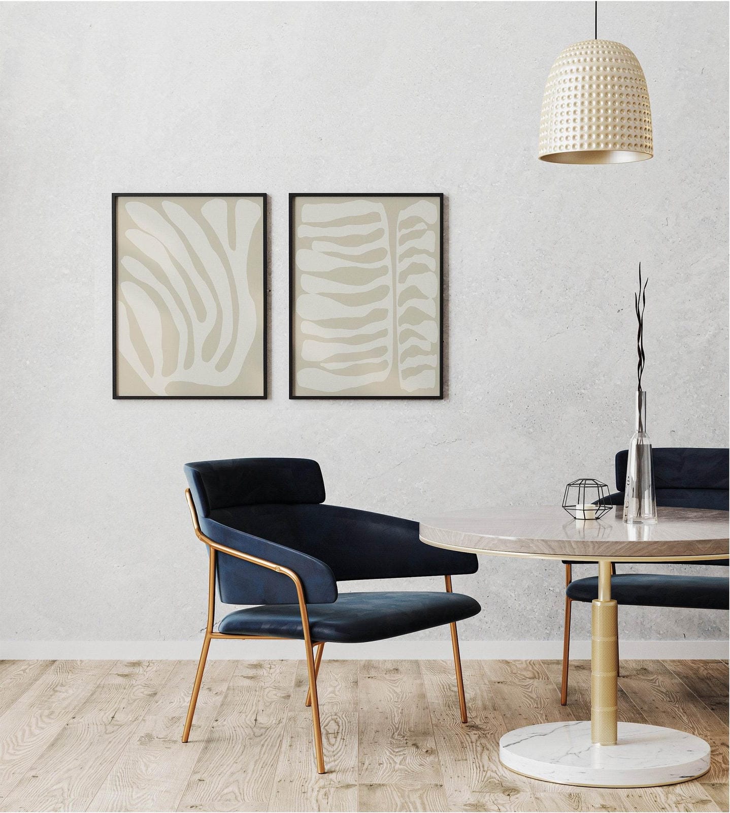 Set of 2 Boho Leaves Posters - HypeSheriff Europe