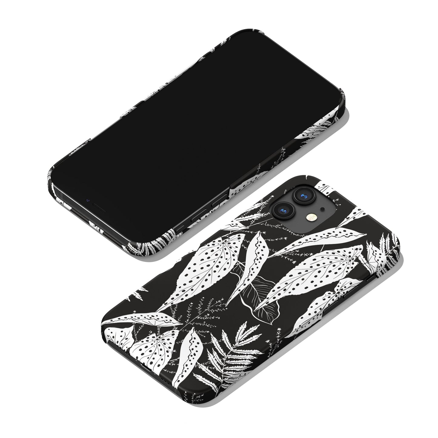 Begonia House Plant Pattern iPhone Case