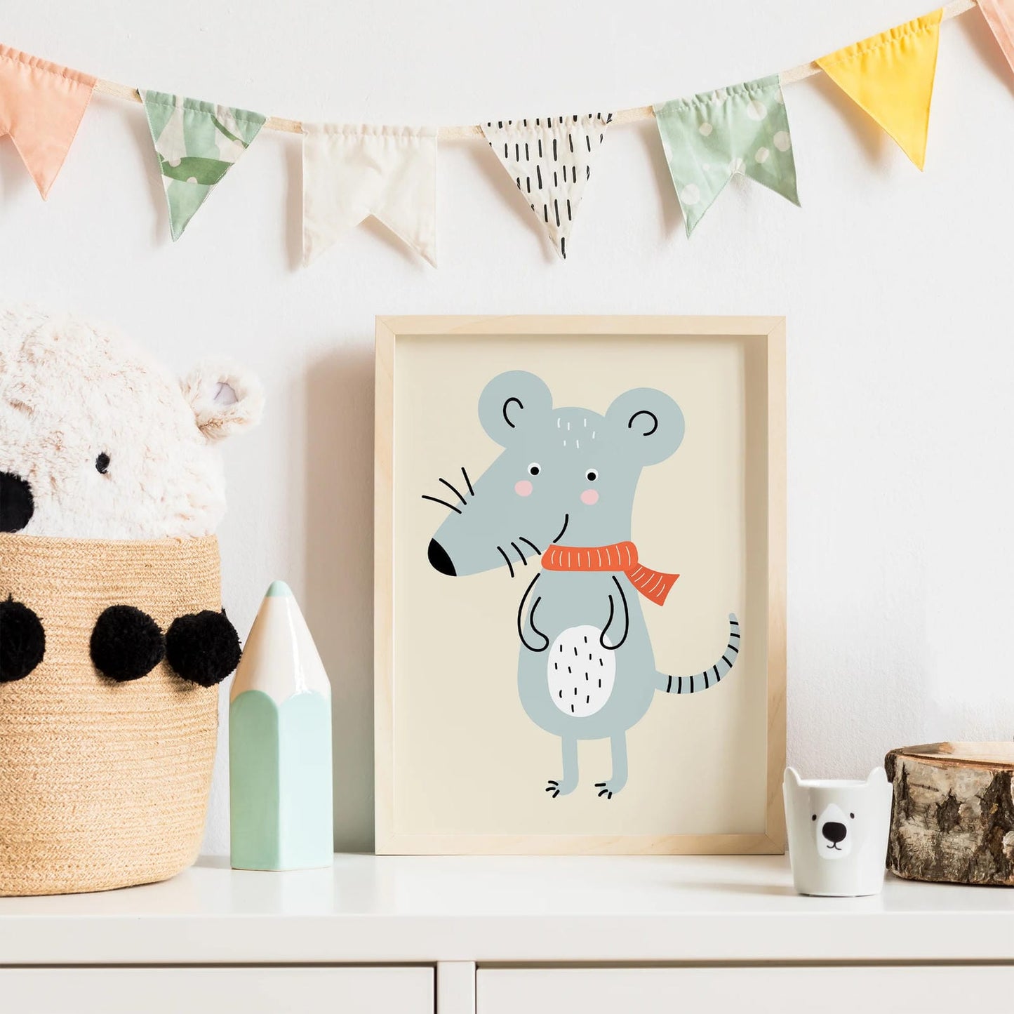 Happy Mouse Poster