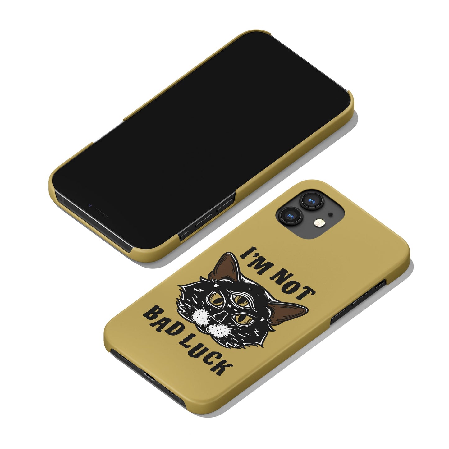 I'm Not Bad Luck, Black Cat iPhone Case