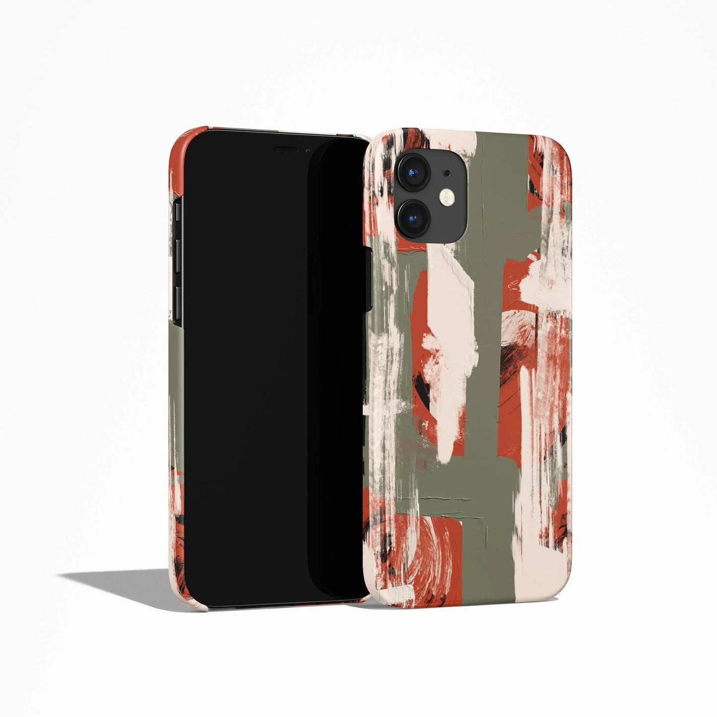 Green Abstract Painting iPhone Case