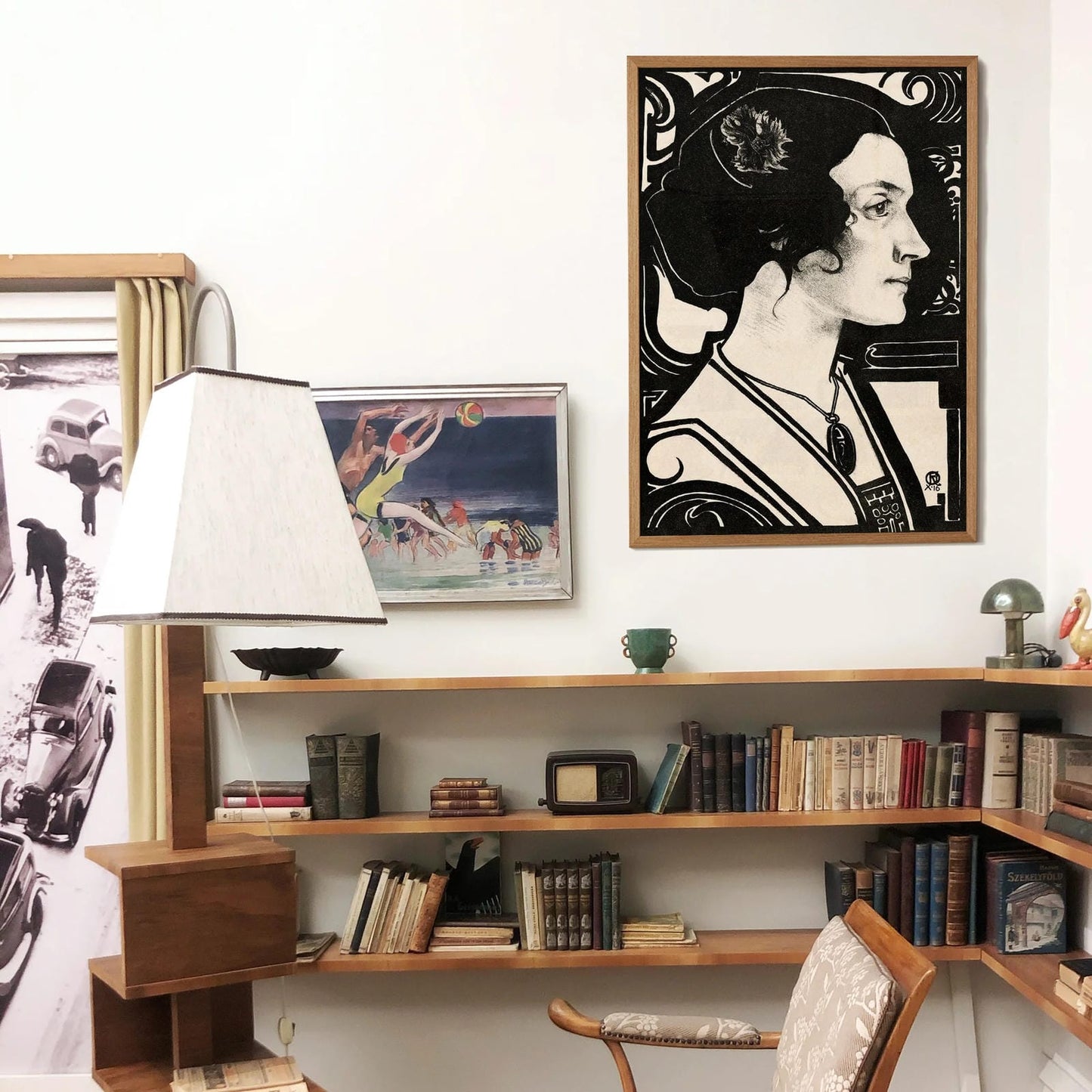 Vintage Woman Portrait Poster