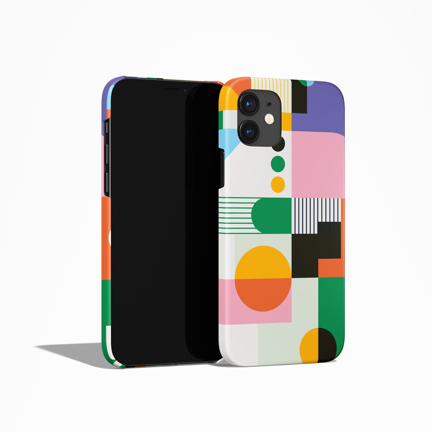 Colorful Bauhaus Geometric iPhone Case