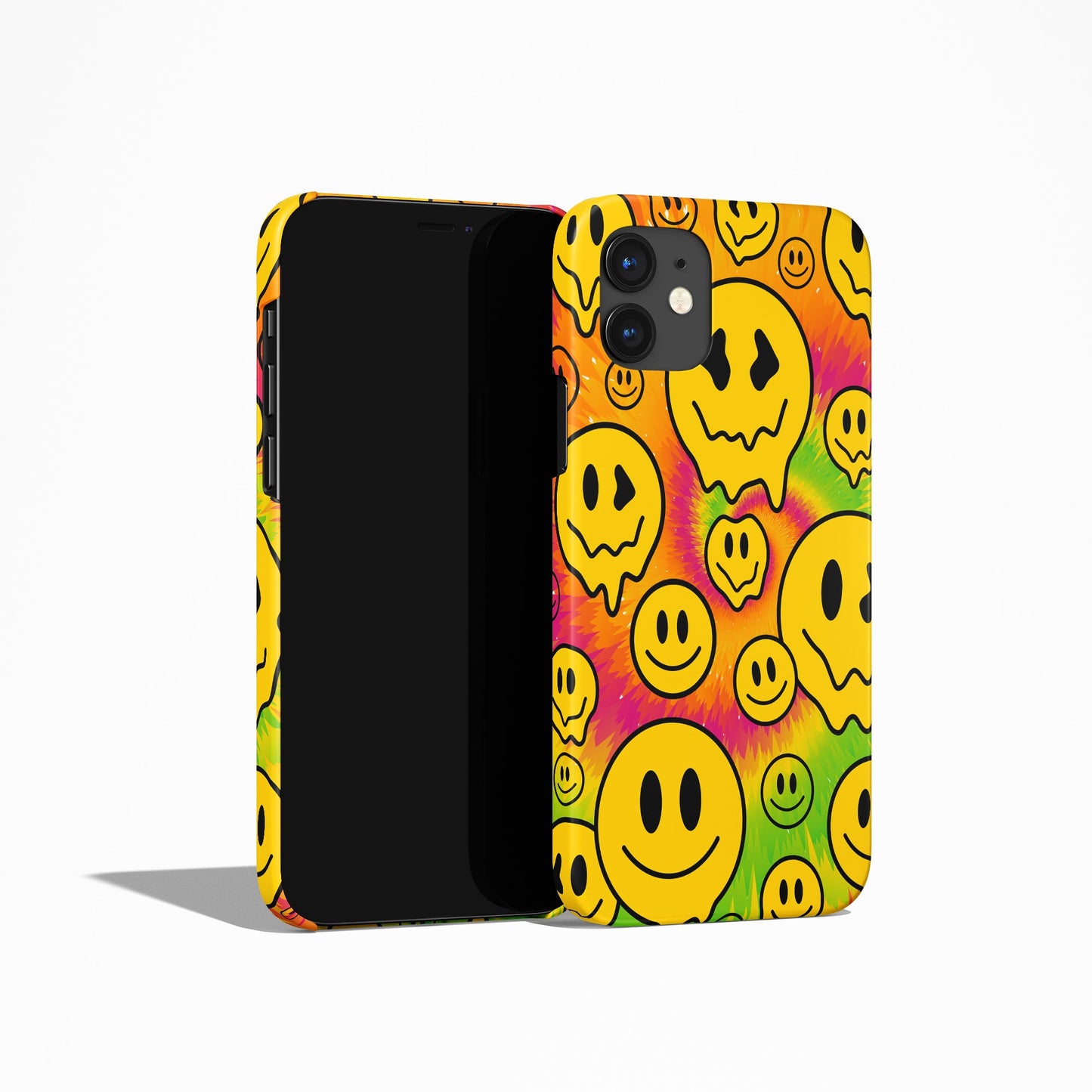 Liquid Psychodelic Faces iPhone Case