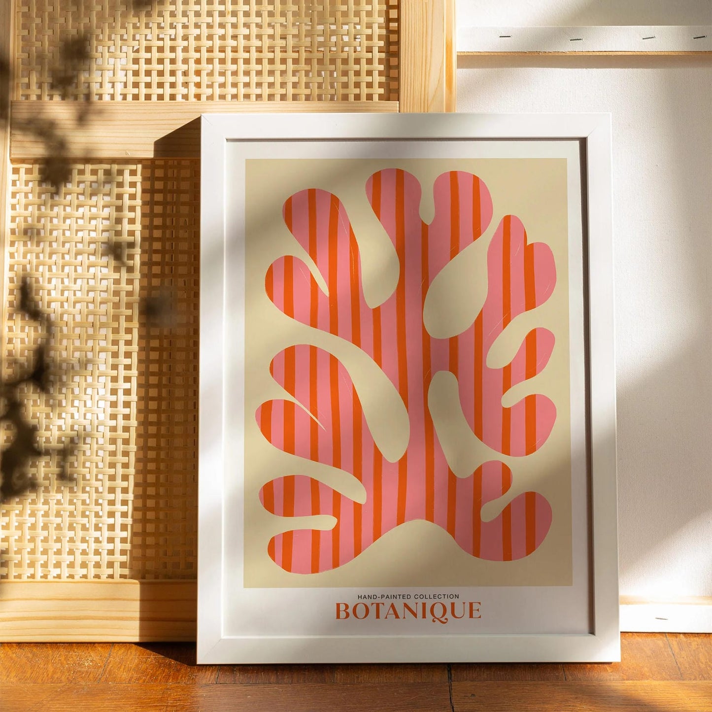 Pink Botanique Nature Art Print