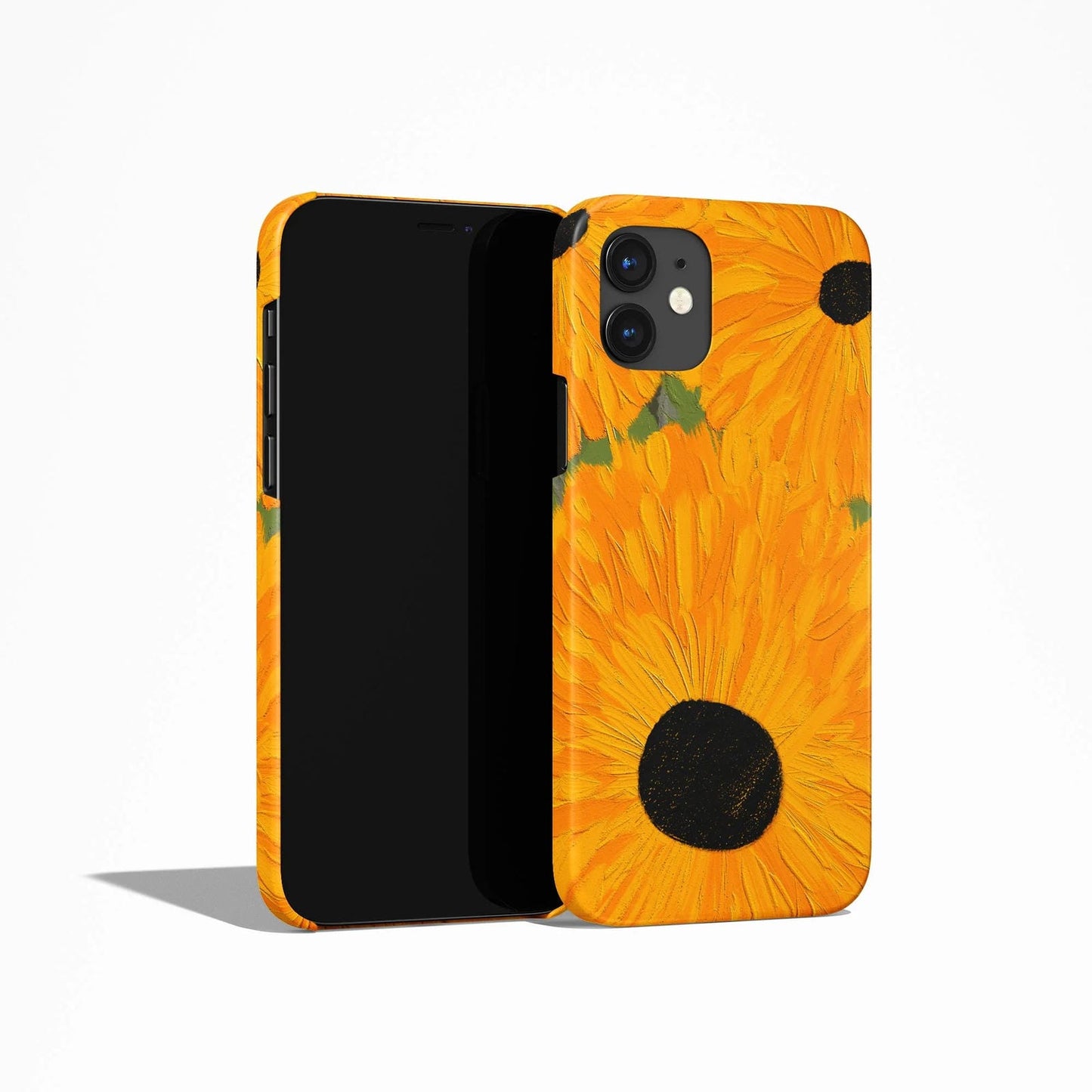 Painted Yellow Sunflower iPhone Case