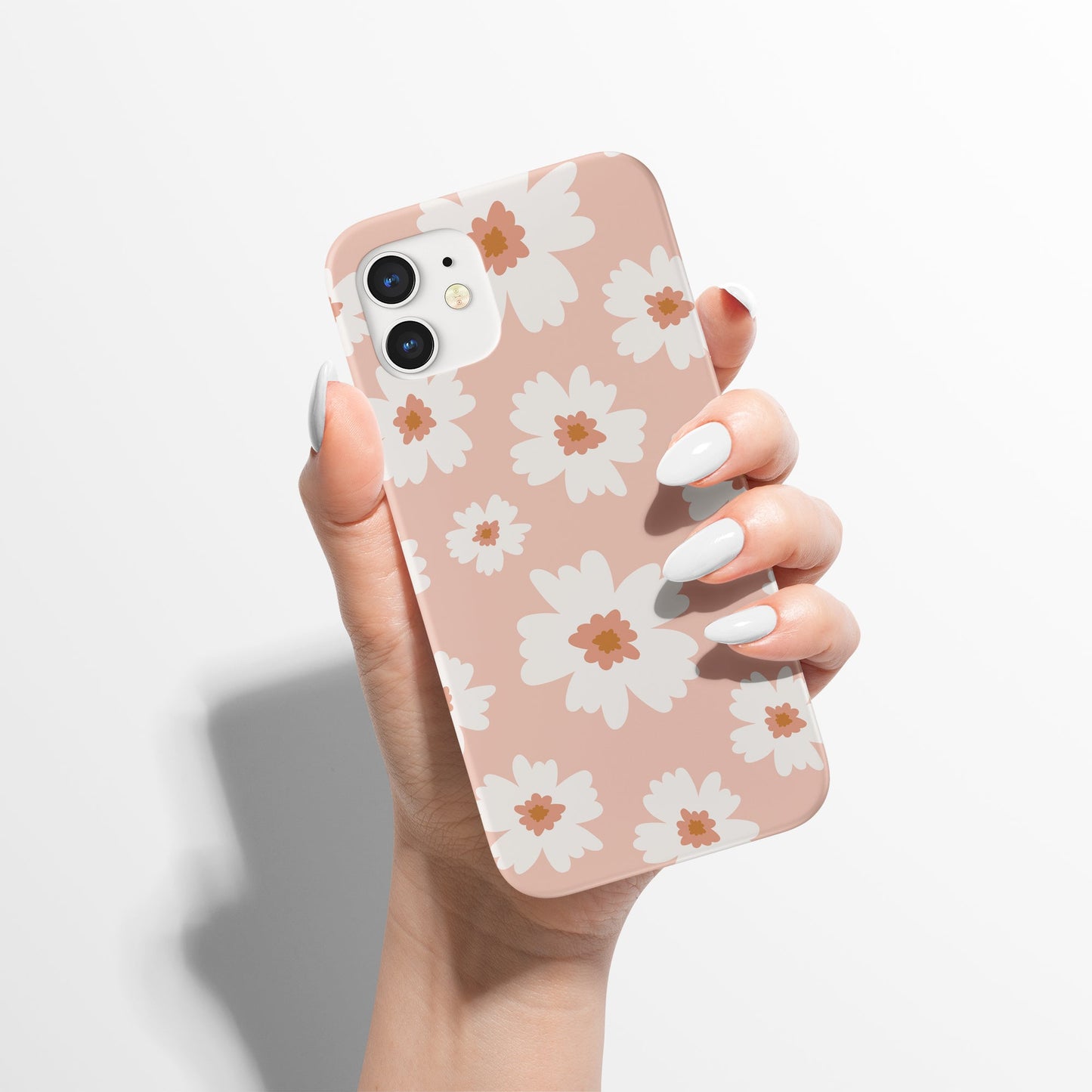 Eclectic Pink Daisies iPhone Case