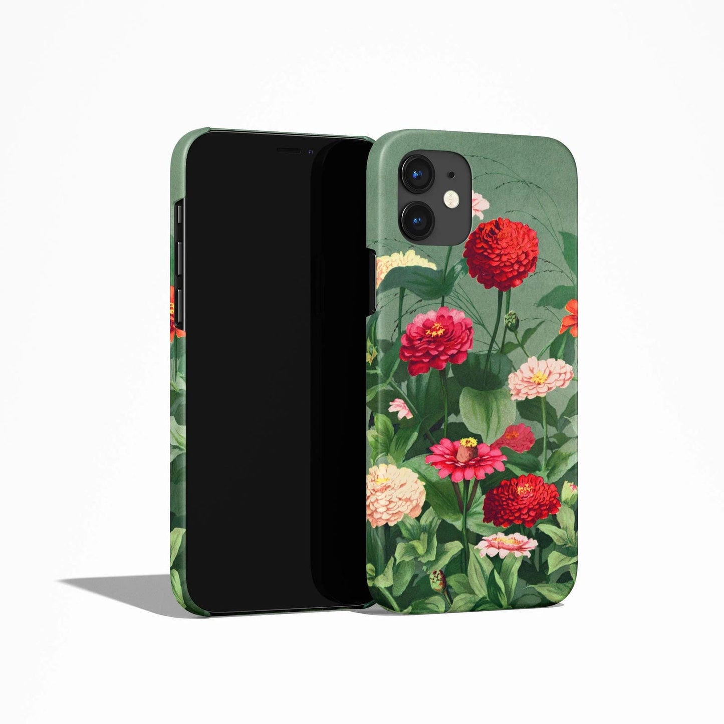 Vintage Green Floral iPhone Case