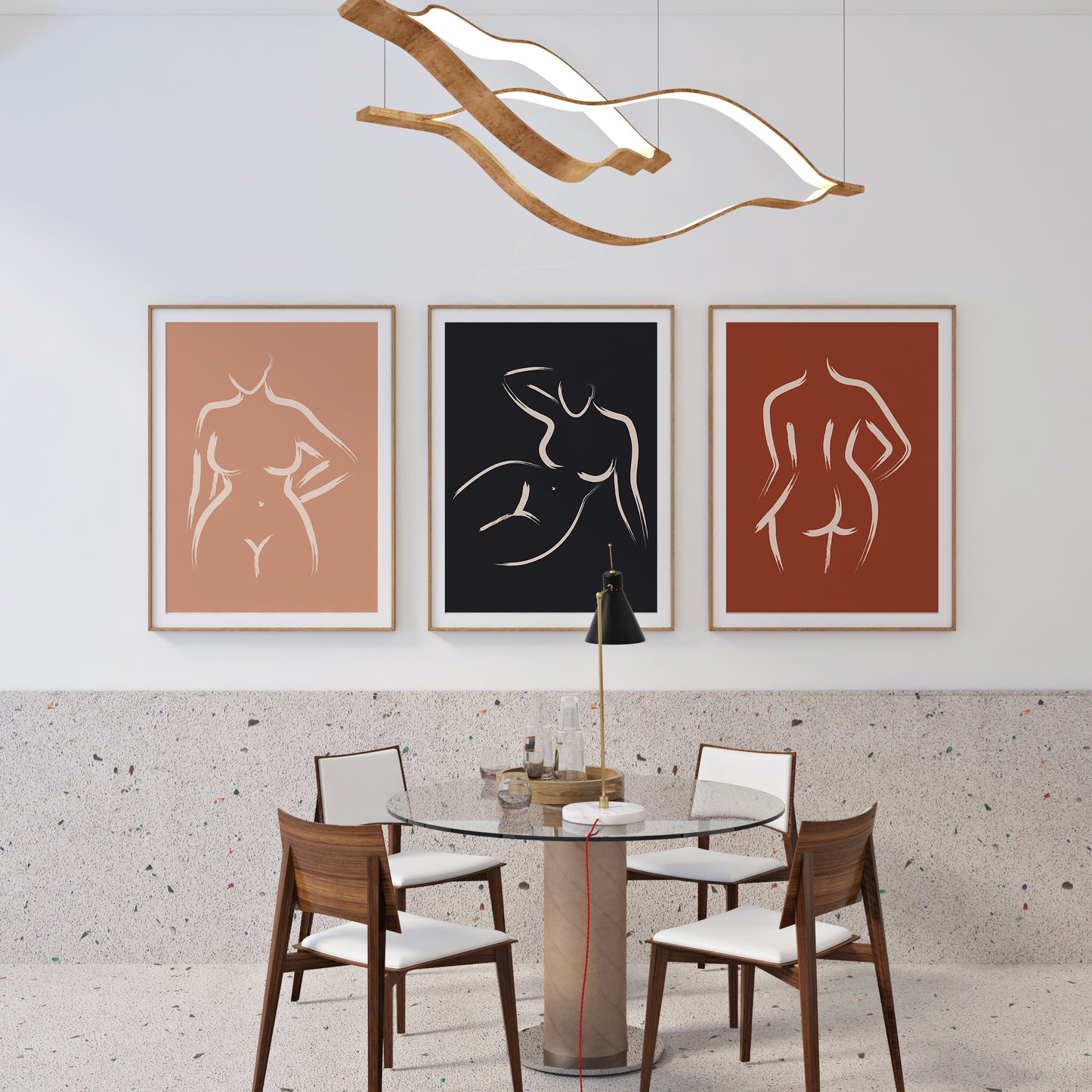 Les Nymphes Set of 3 Prints