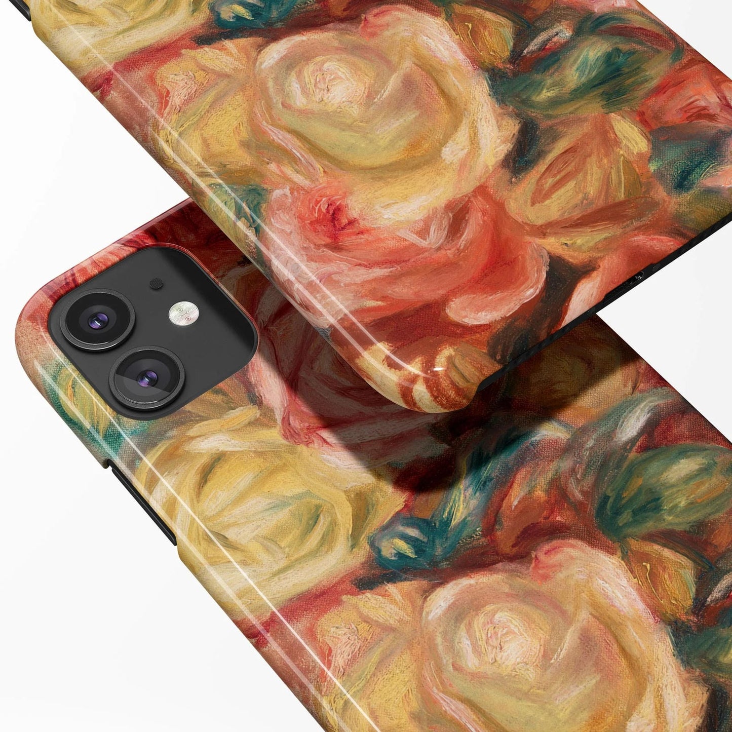 Painted Roses Floral iPhone Case