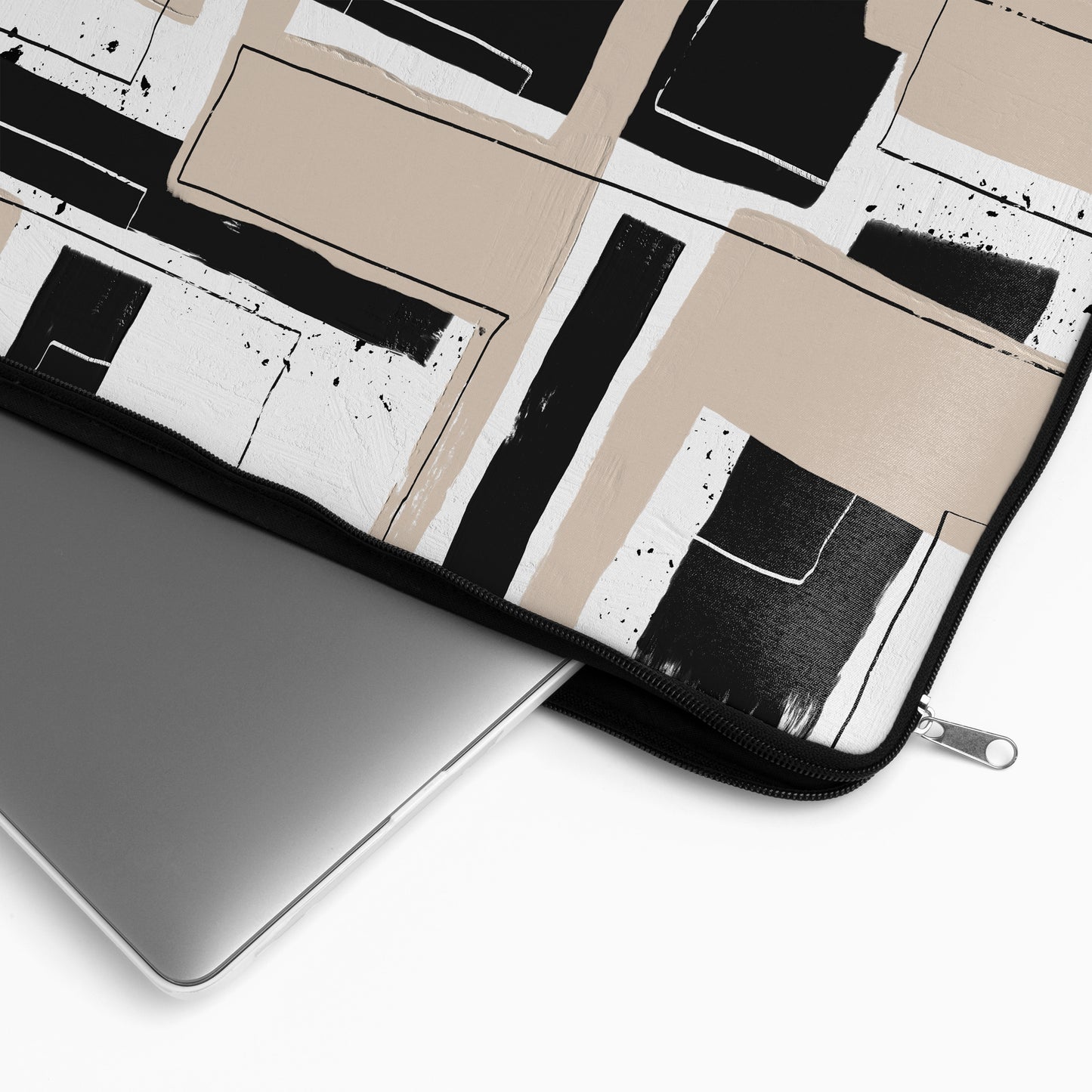 Danish Modern Beige Painting - Laptop Sleeve