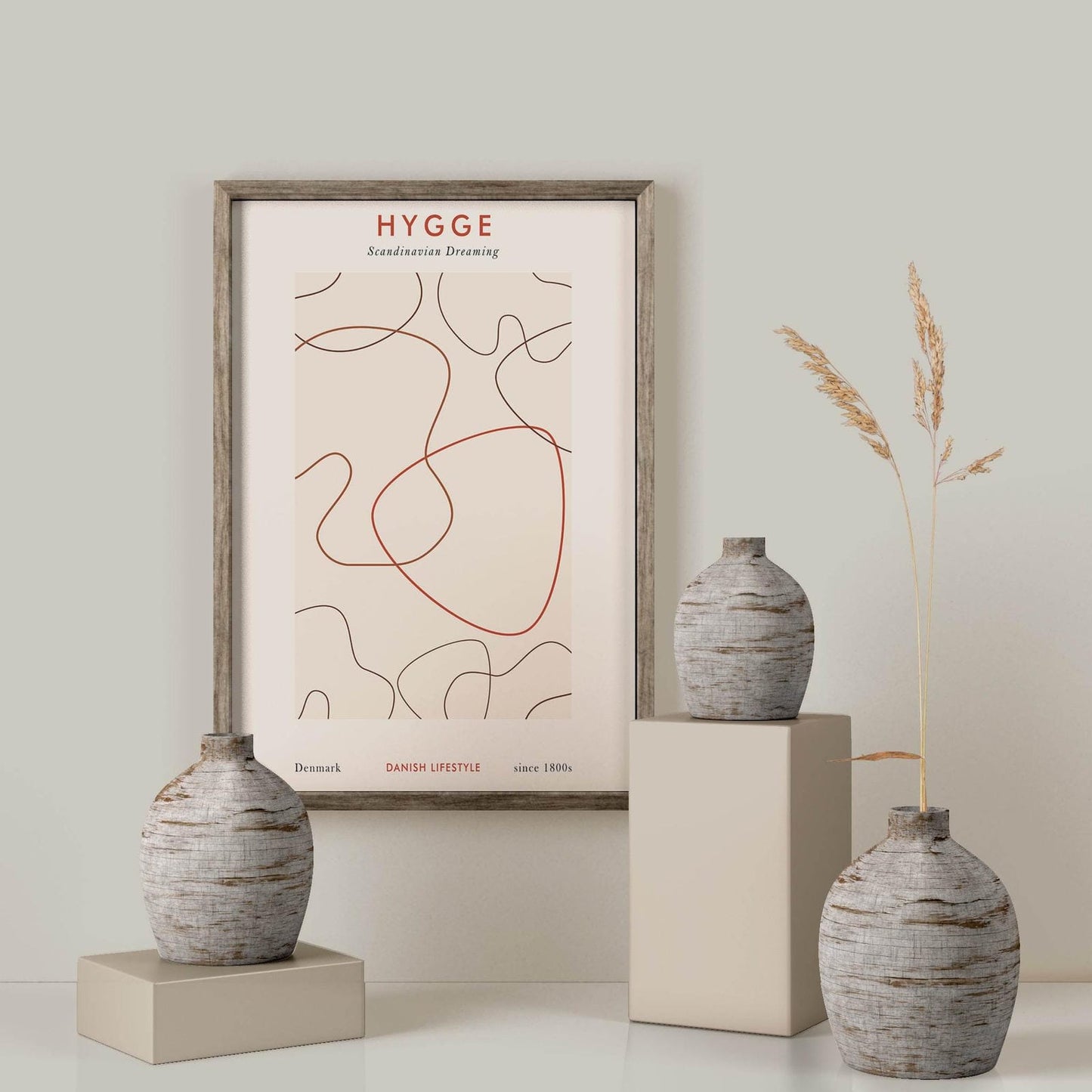 Minimal Line Art Hygge Poster - HypeSheriff Europe