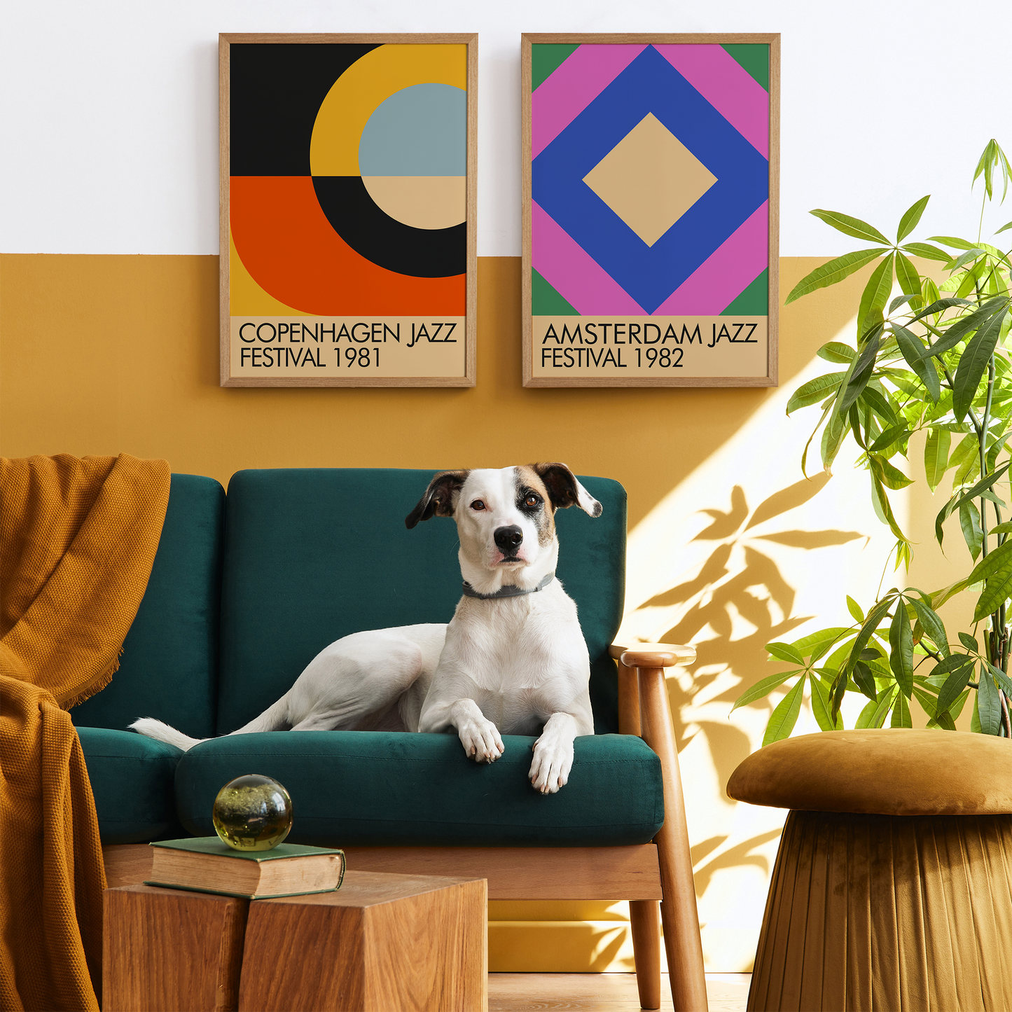 Set of 2 Retro Jazz Music Festivals Posters