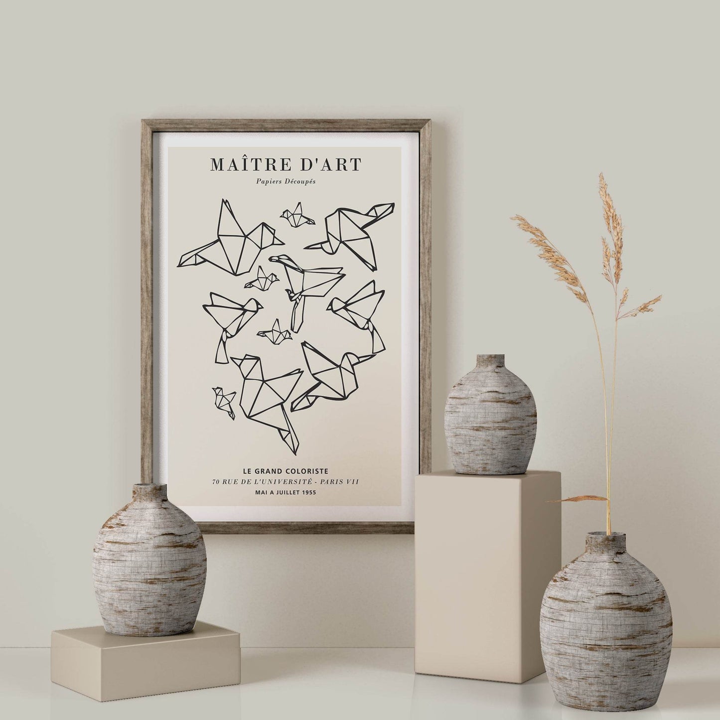 Papiers Decoupes Birds Print - HypeSheriff Europe