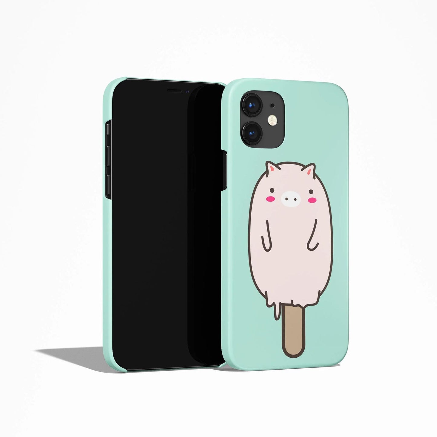 Mint Piggy Ice Cream iPhone Case