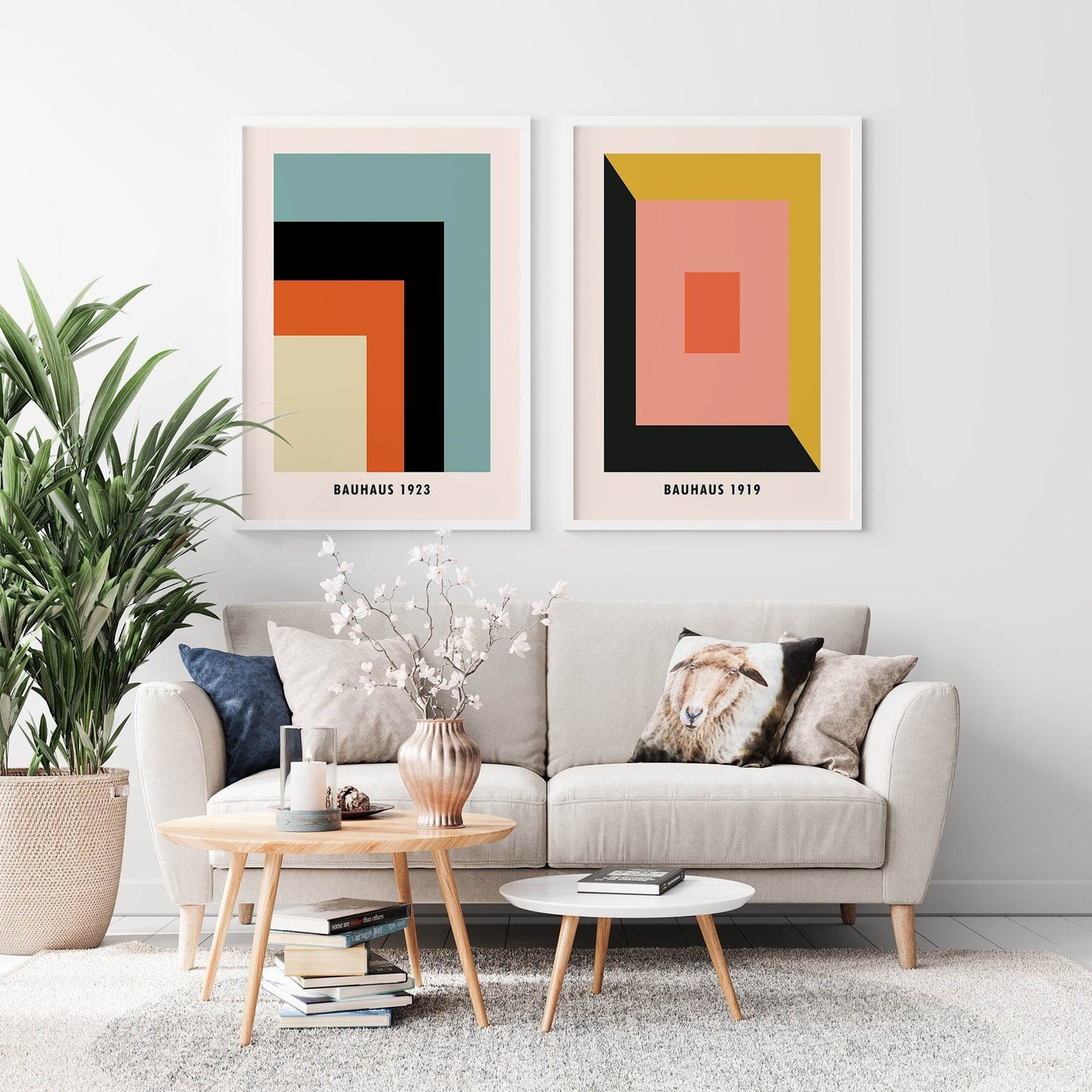 Set of 2 Bauhaus Inspired Posters - HypeSheriff Europe