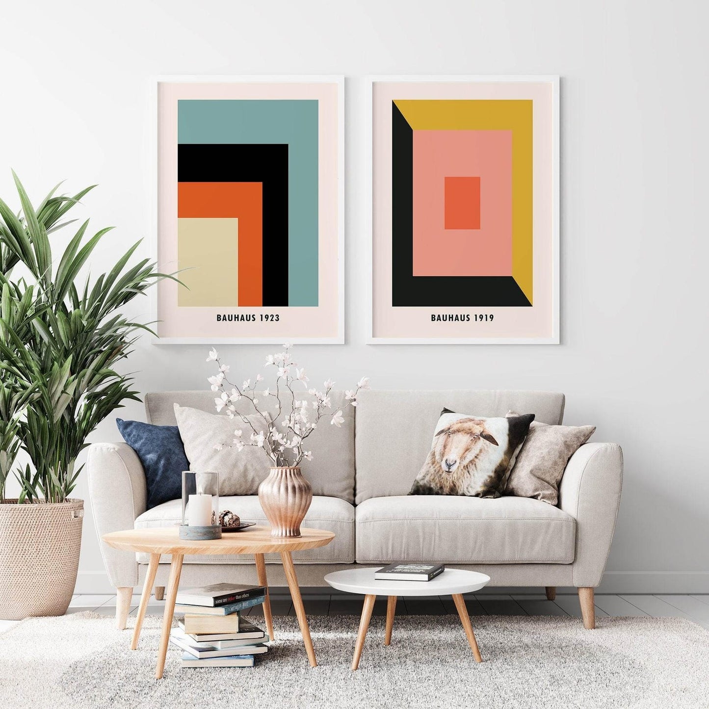 Set of 2 Bauhaus Inspired Posters - HypeSheriff Europe
