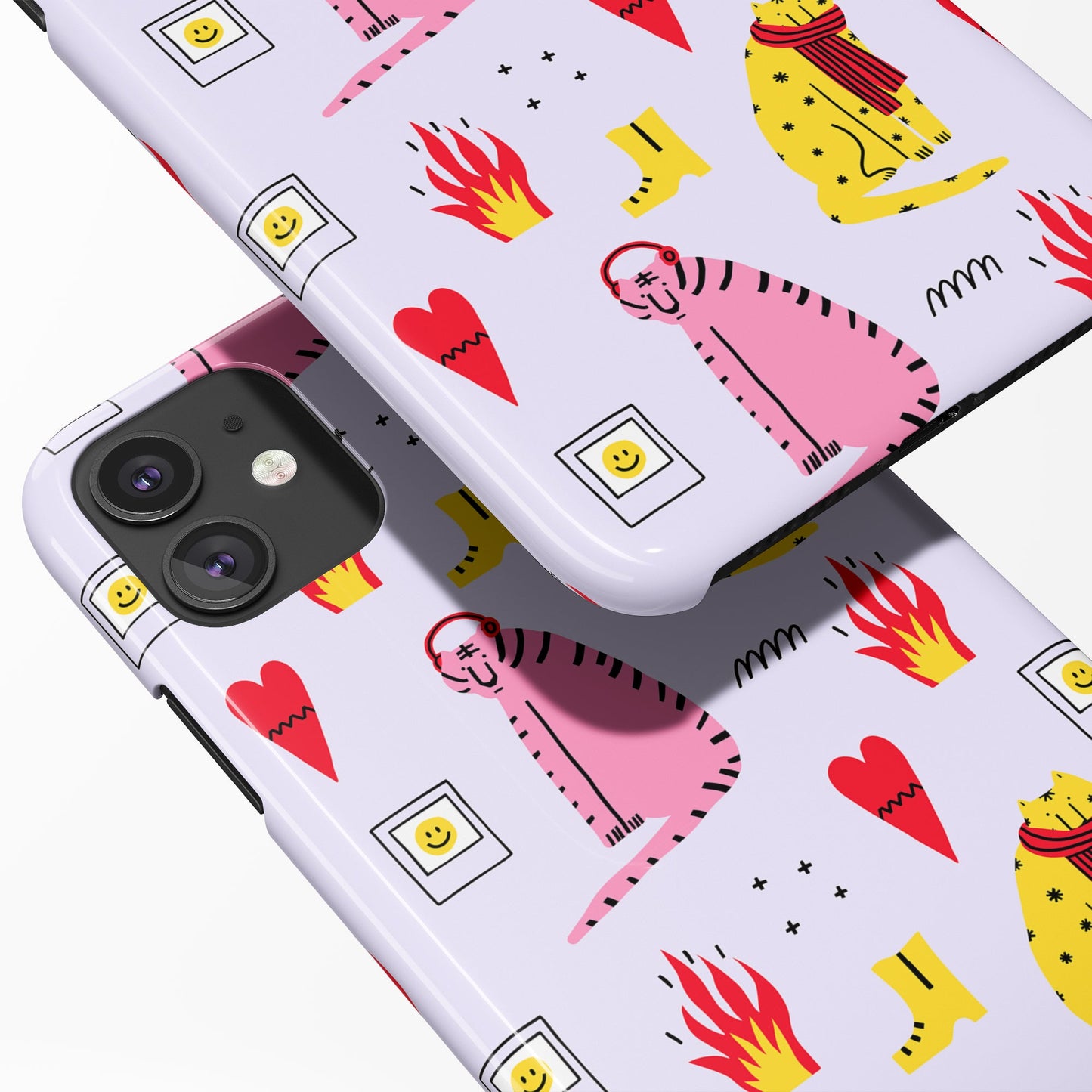 Cartoon Funny Purple iPhone Case