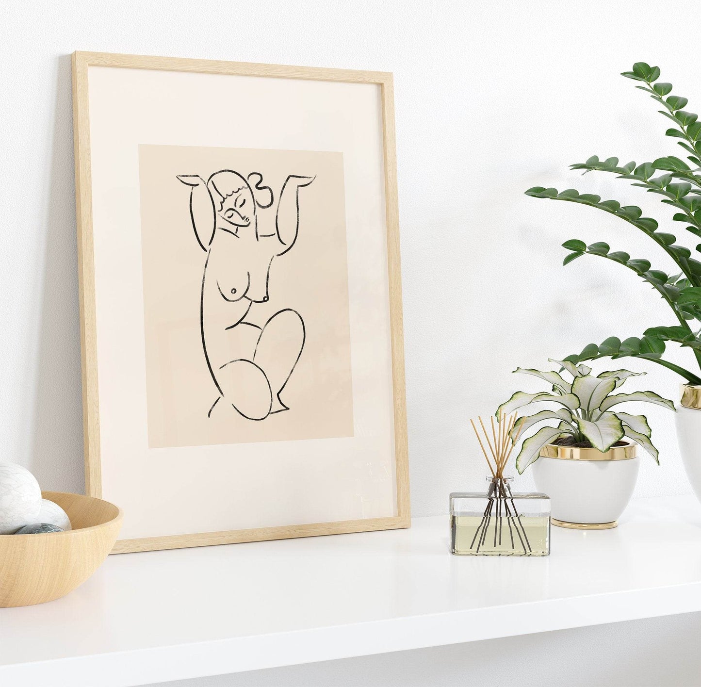 Modern Nude Poster - HypeSheriff Europe