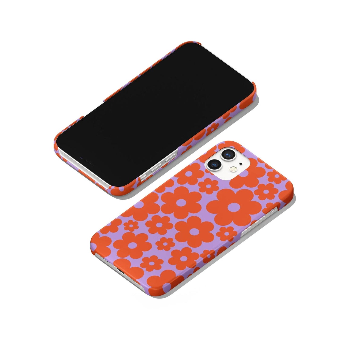 Hippie Vibes Red Flowers iPhone Case
