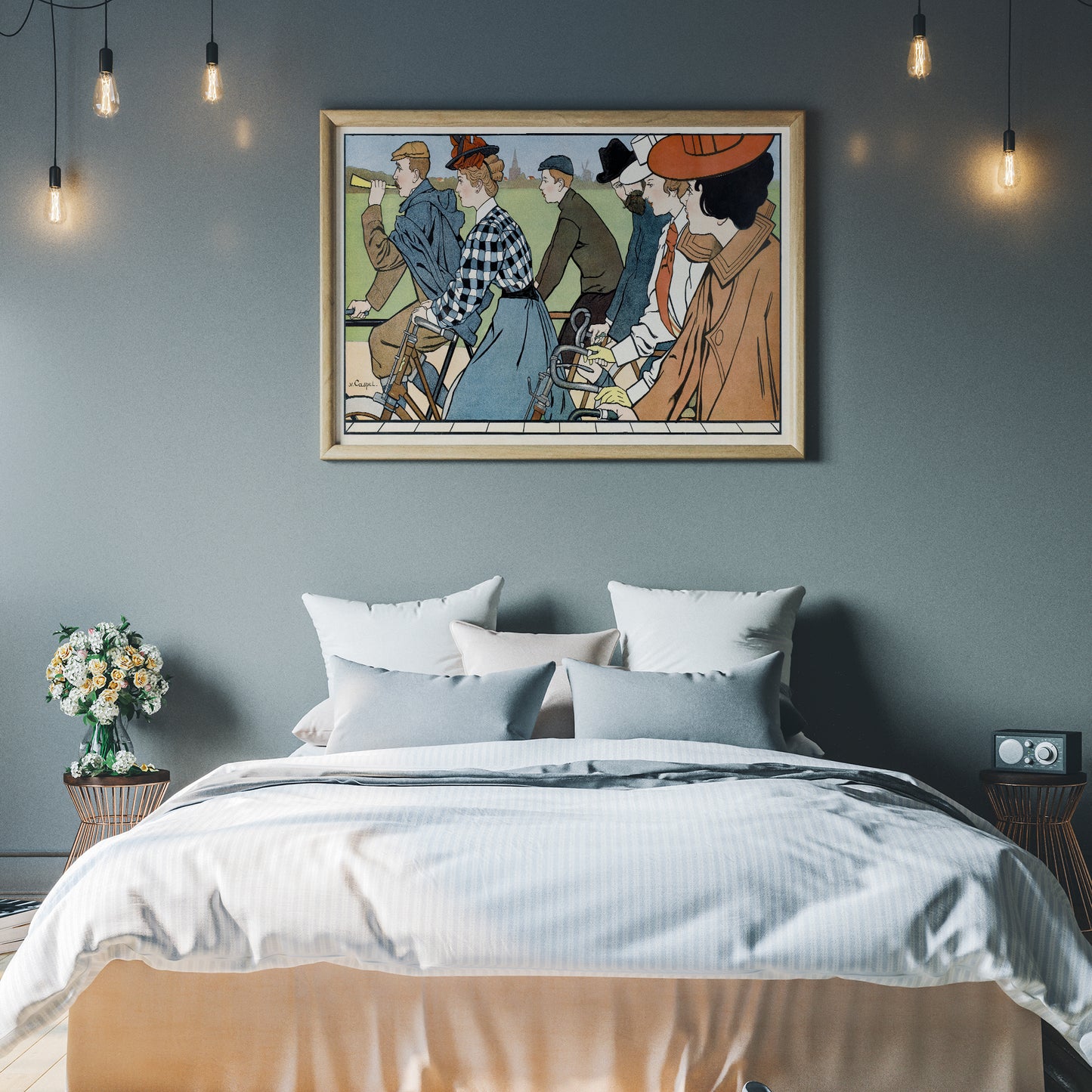 Sundays Are For Cycling Horizontal Print