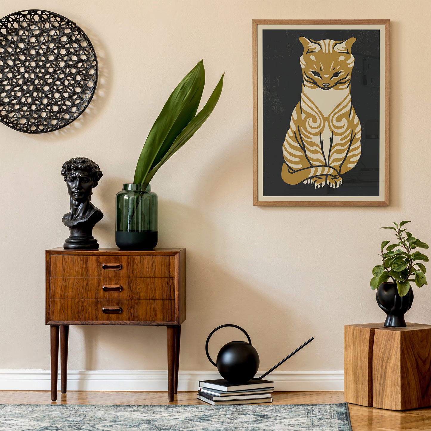 Julie de Graag, Sitting Cat Poster