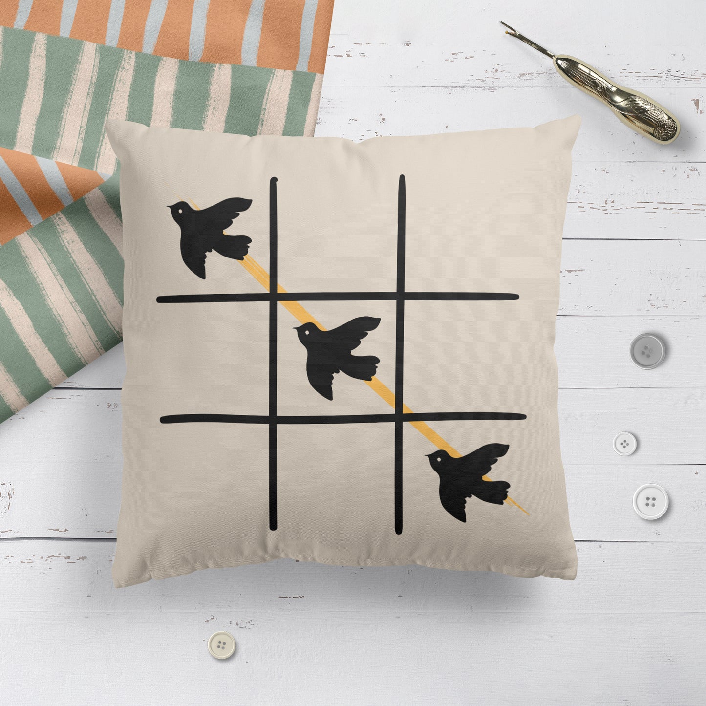 Peace, Minimalist Throw Pillow