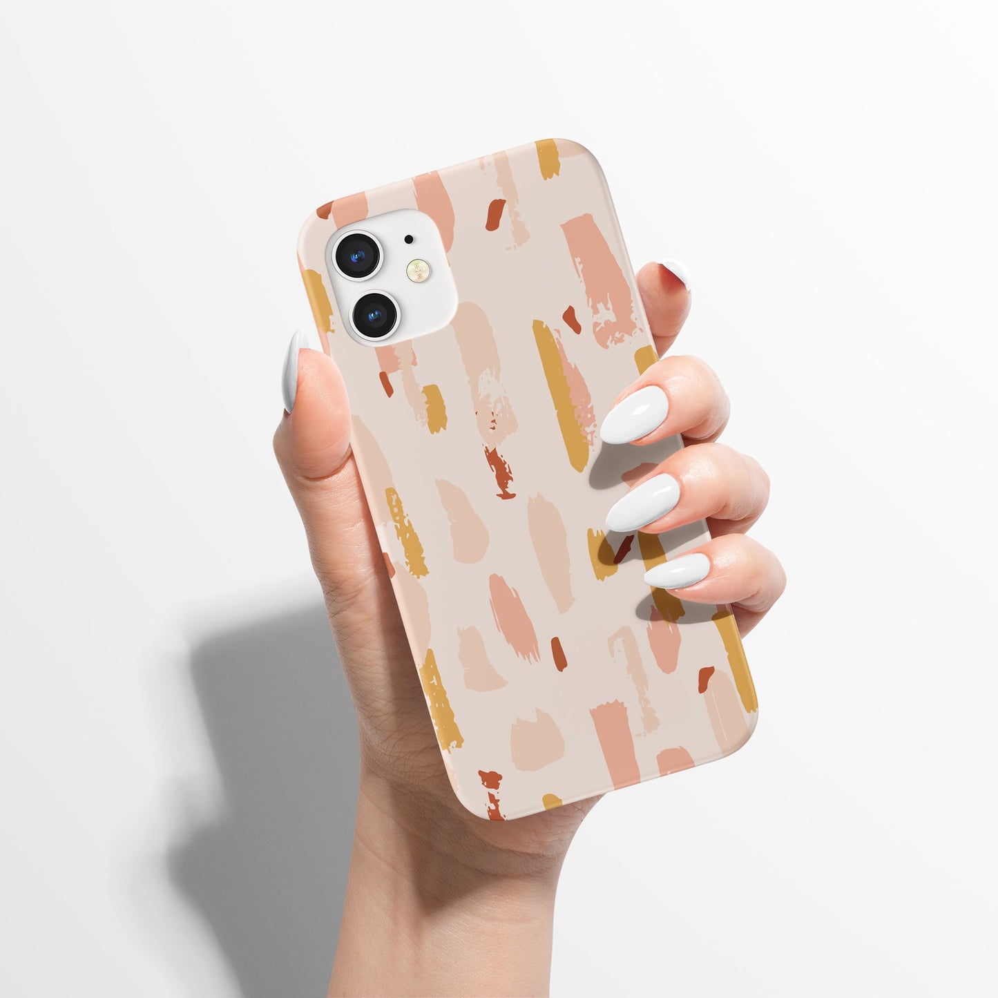 Beige Natural Abstract iPhone Case