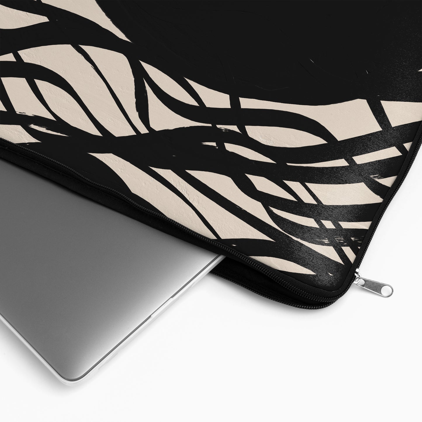 Black Rustic Sun - Laptop Sleeve