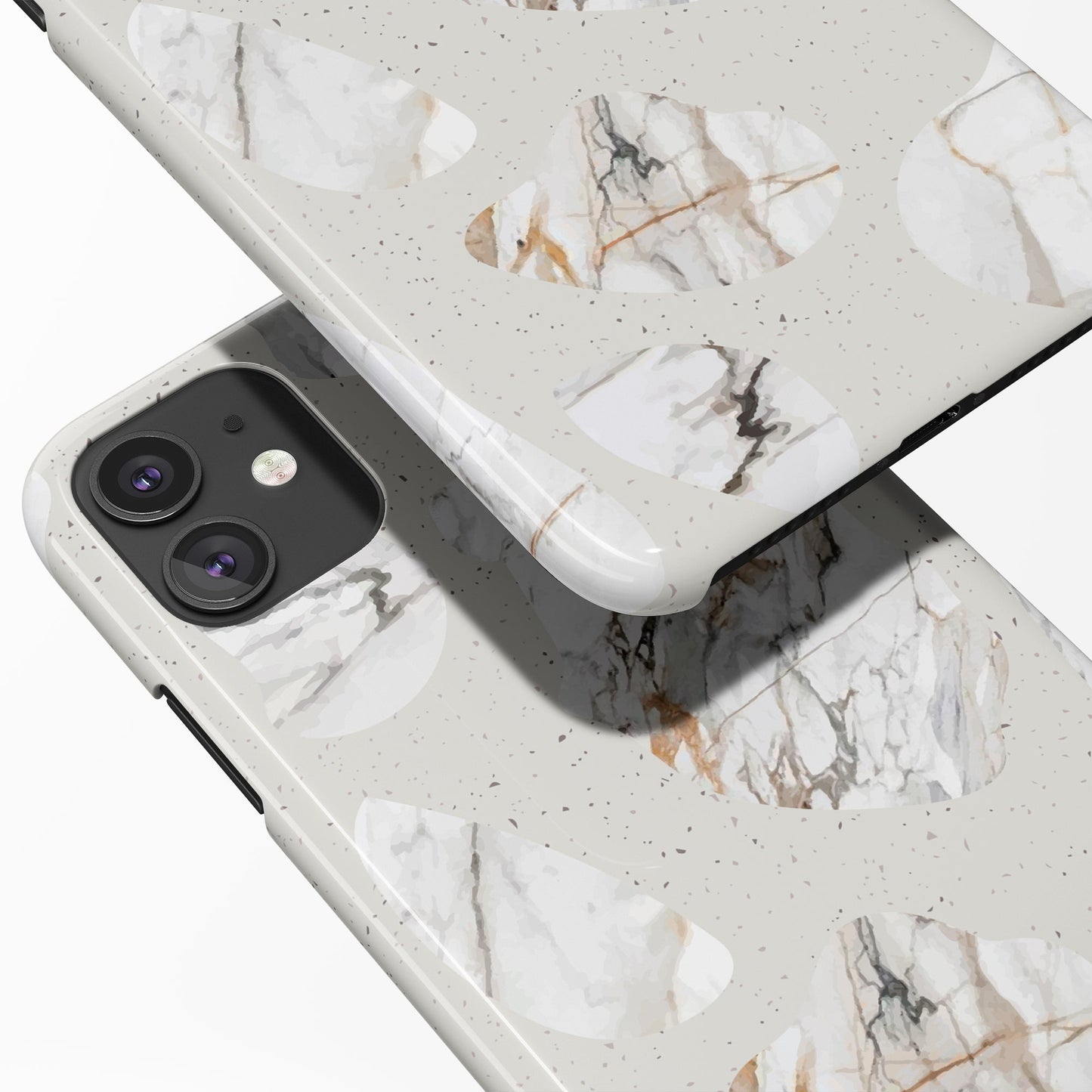 Natural Beige Terrazzo iPhone Case