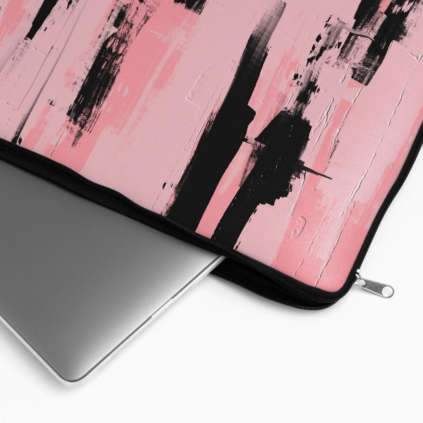 Painted Pink Modern Art - Laptop Sleeve