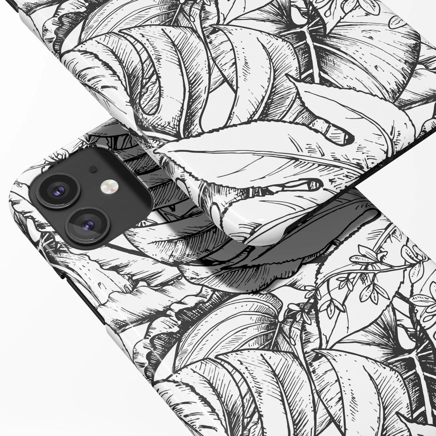 Jungle Black&White iPhone Case