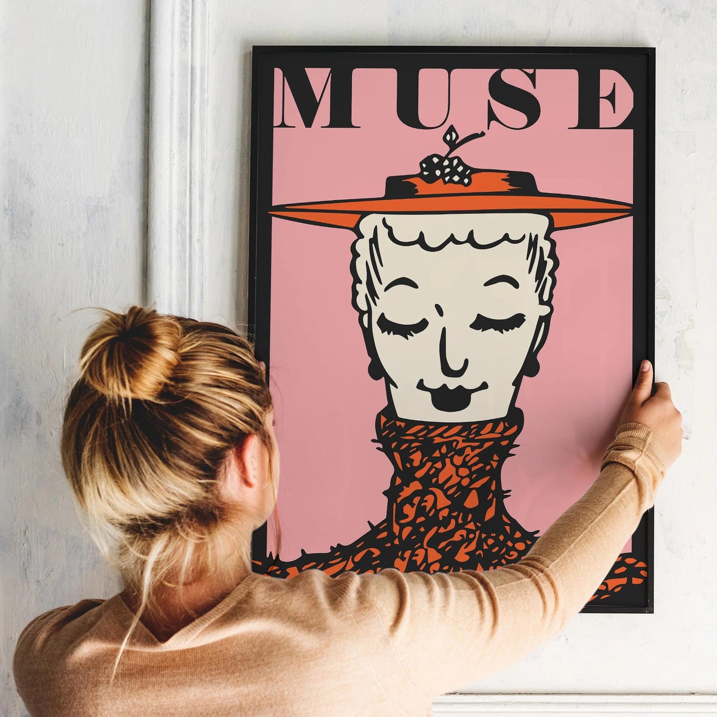 Muse Fashion Magazine Cover Poster