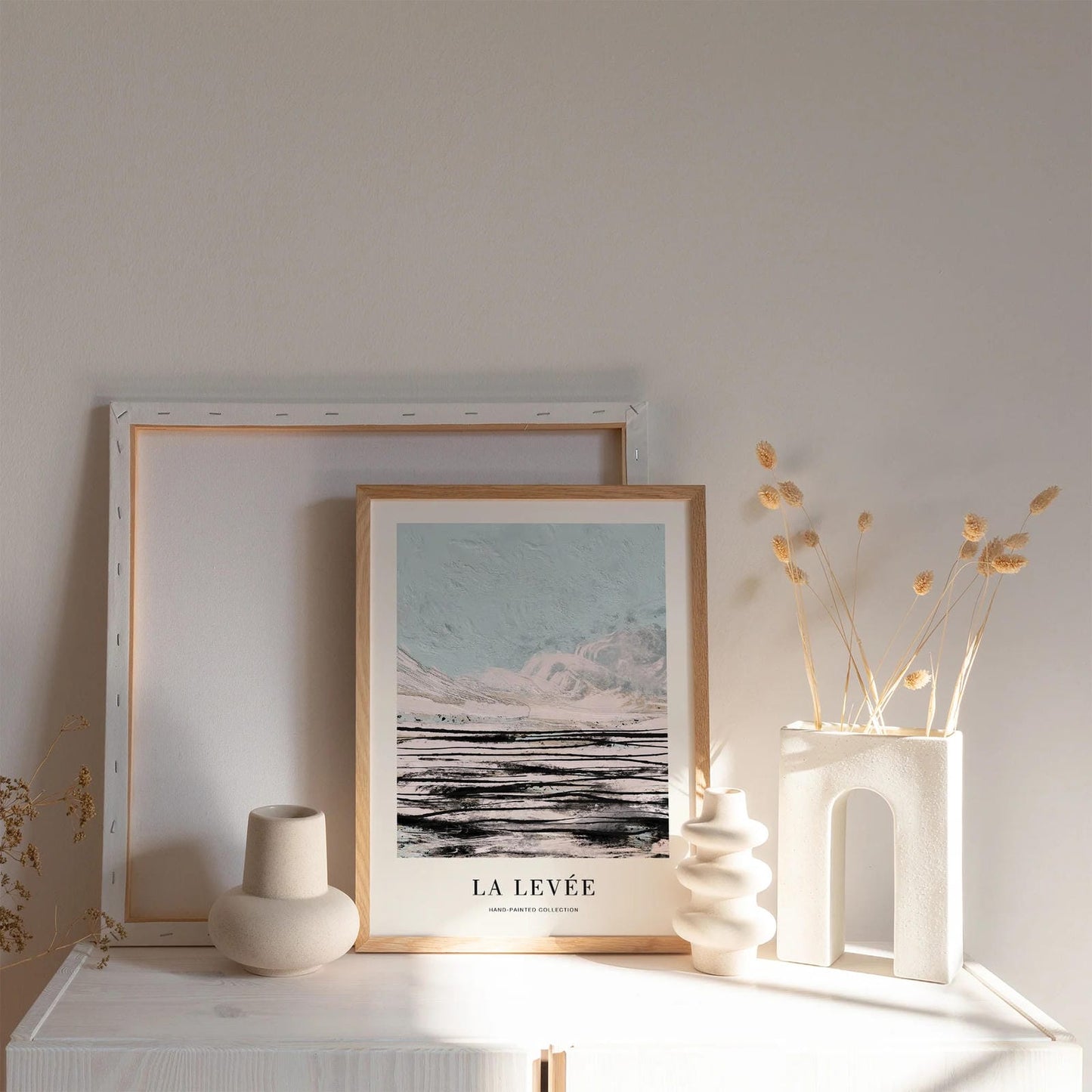 Rough Sea Oil Painted Poster