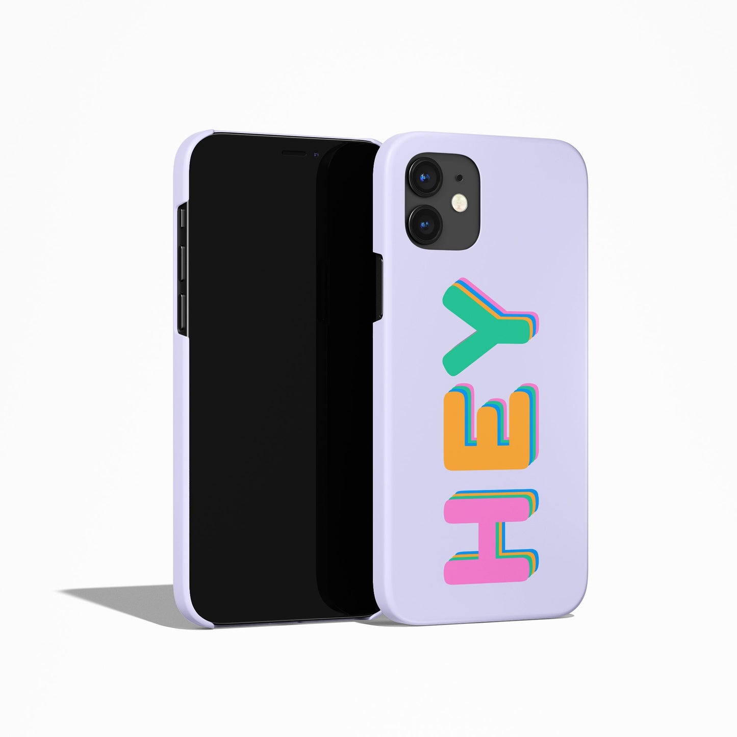 Hey Lettering Pastel iPhone Case
