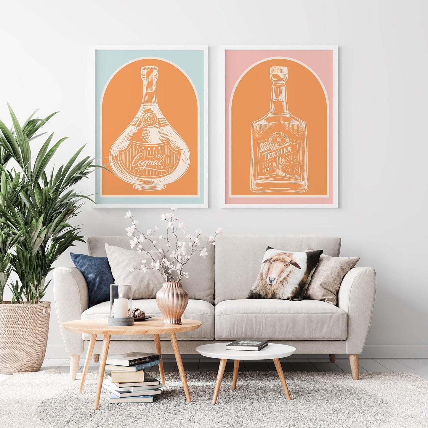 Set of 2 Colorful Drinks Prints - HypeSheriff Europe