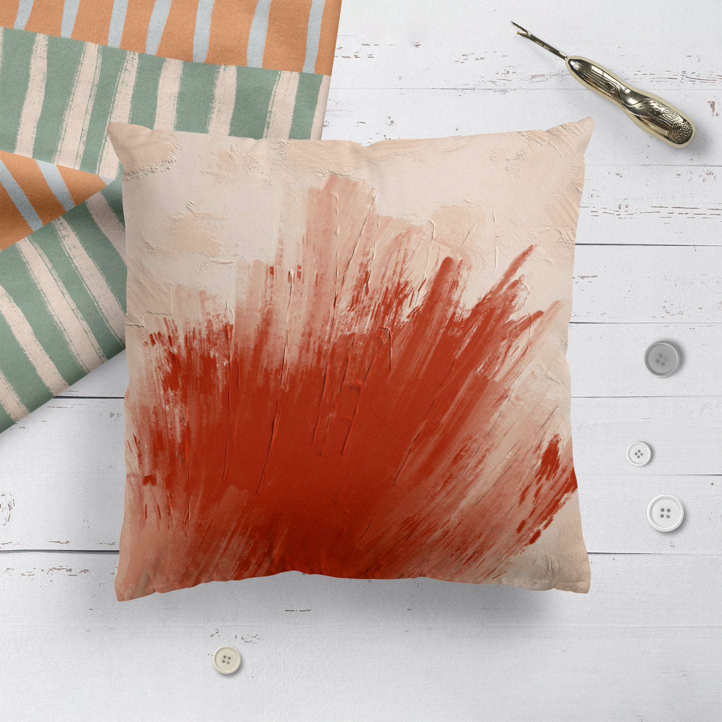Halloween Painting Decorative Throw Pillow