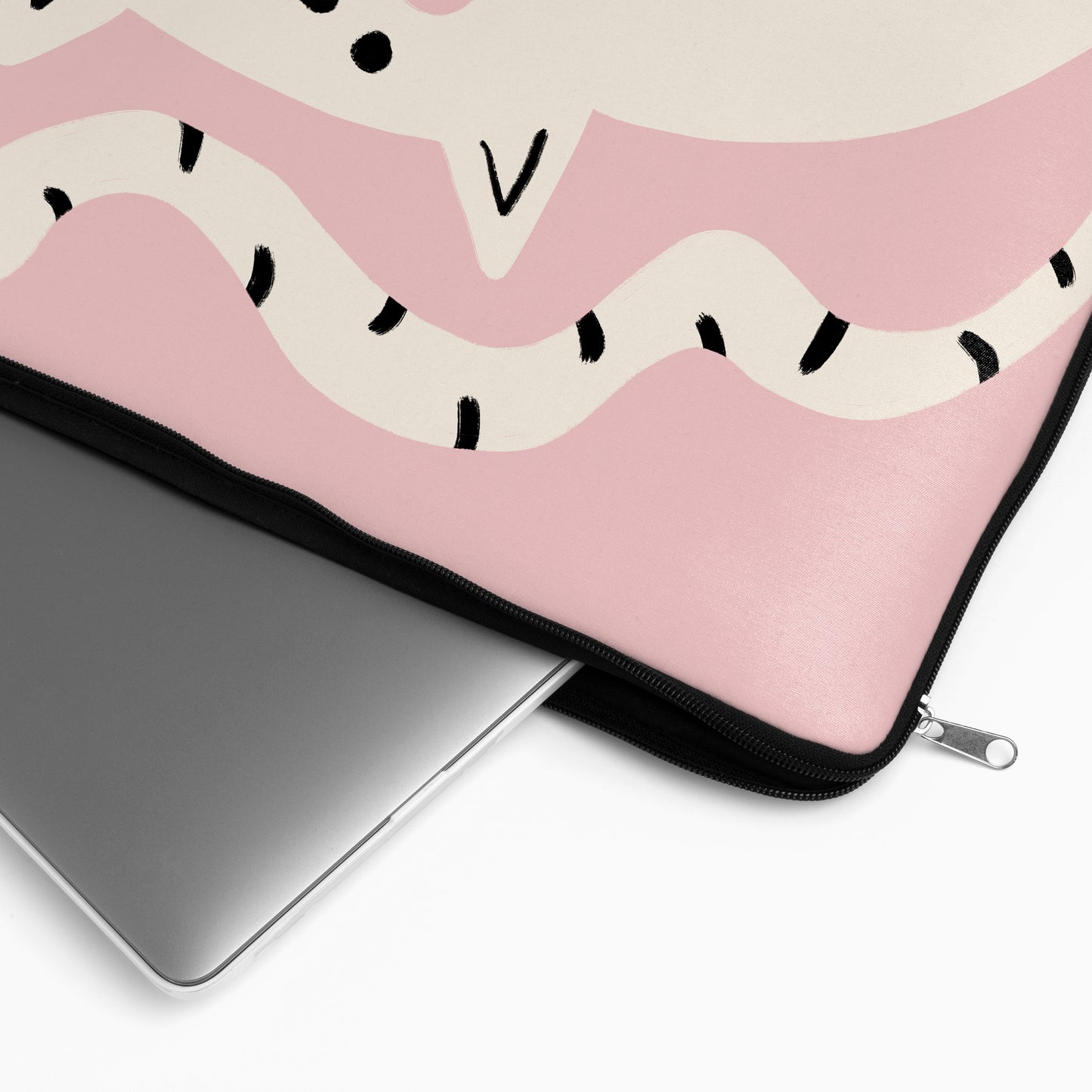 Cute Pink Cat - Laptop Sleeve