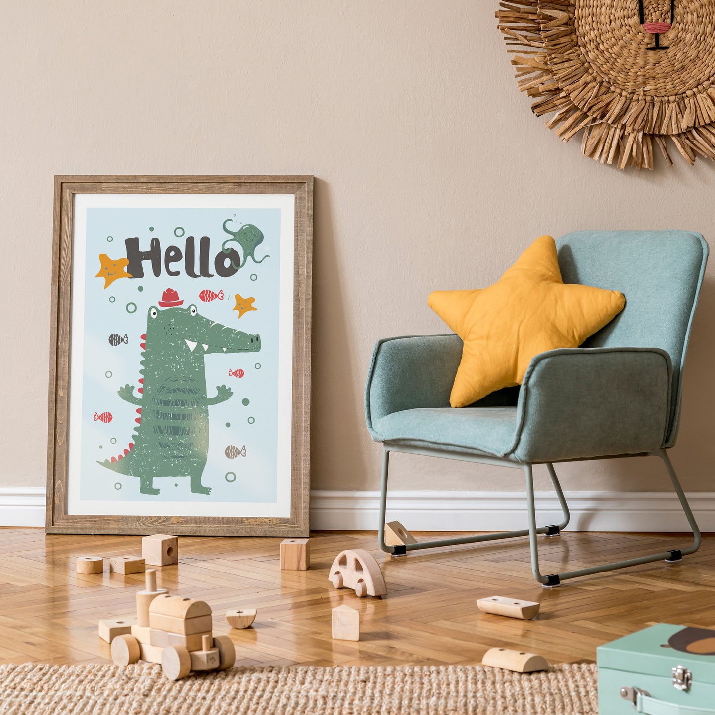 Hello, Crocodile Poster - HypeSheriff Europe