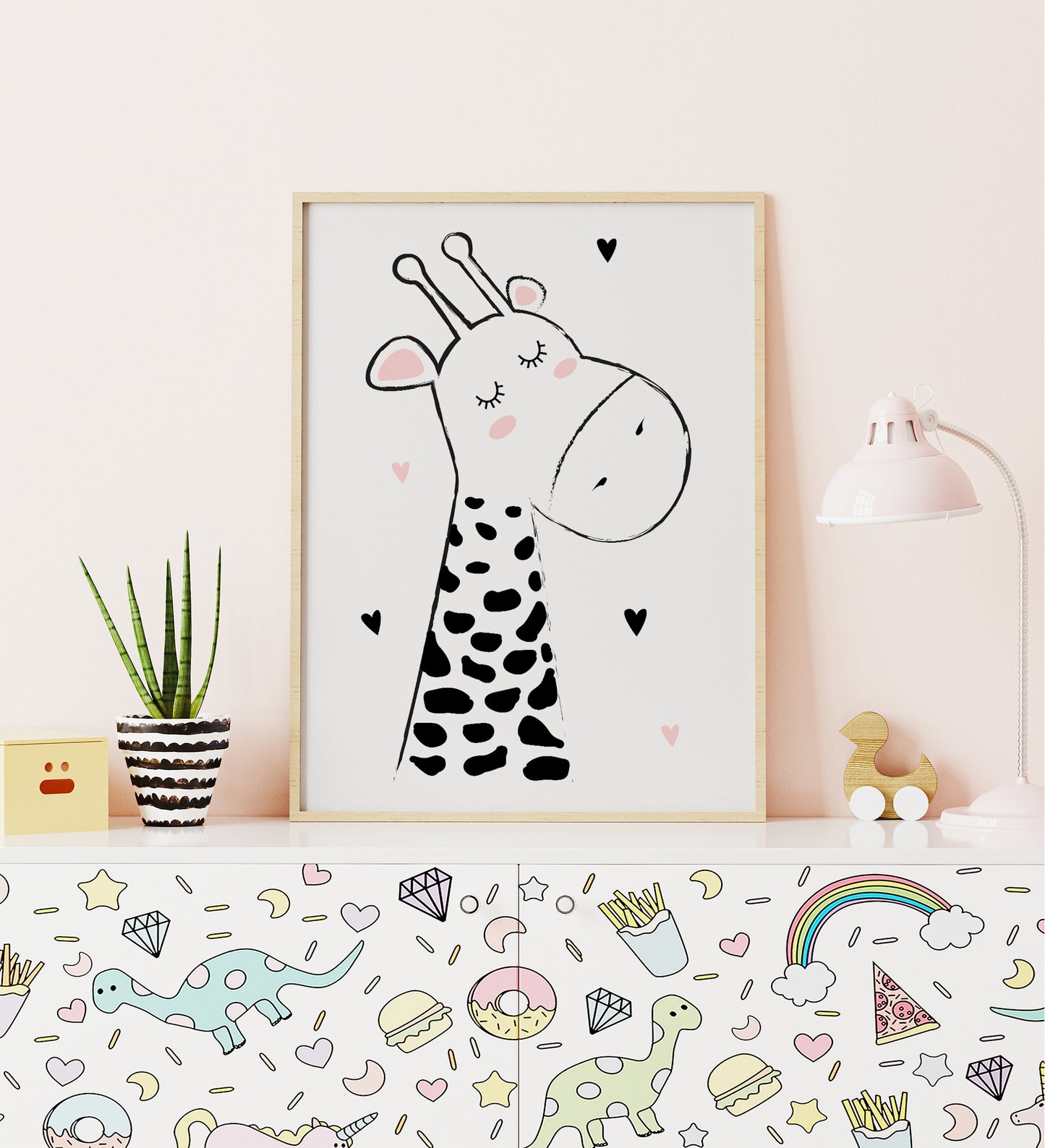 Cute Giraffe Poster