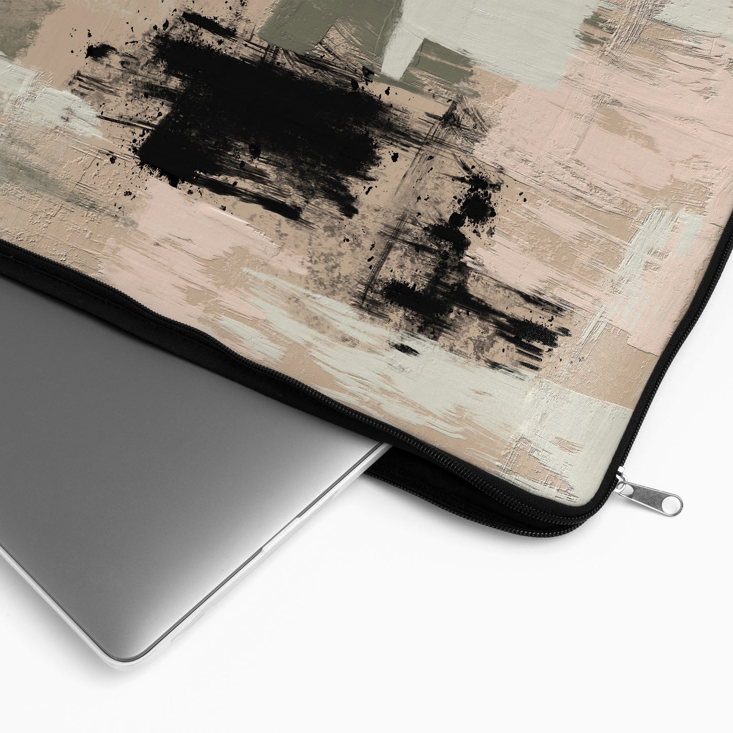 Painted Abstract Brushstrokes - Laptop Sleeve