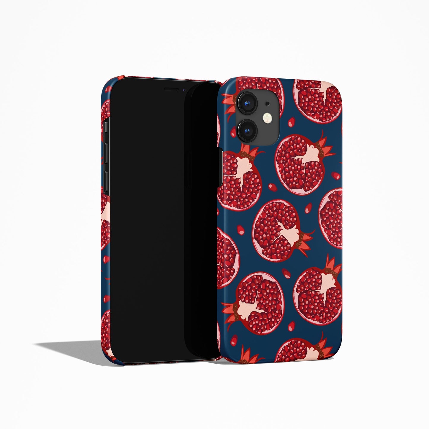 Dark Blue Pomegranate iPhone Case
