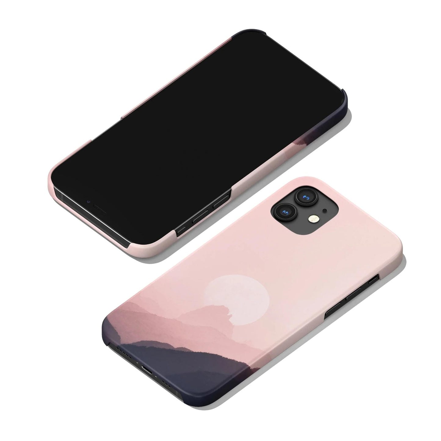 Pink Landscape Travel iPhone Case