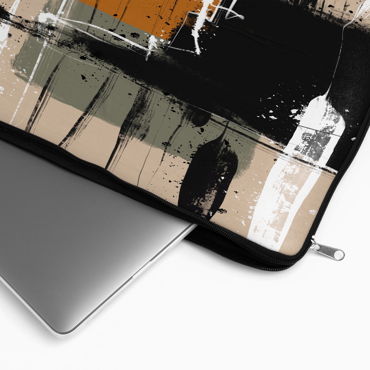 Paintbrushes Abstract Art- Laptop Sleeve