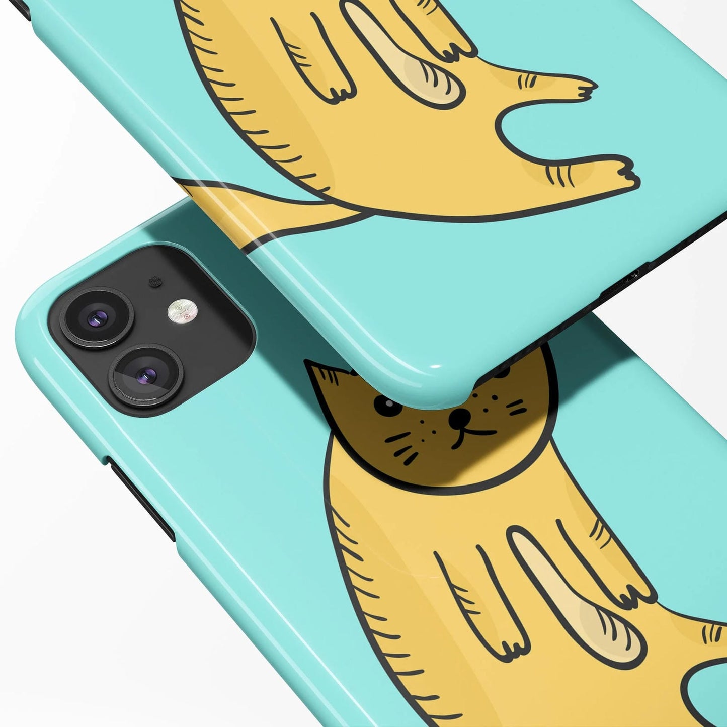 Funny Sad Cat iPhone Case