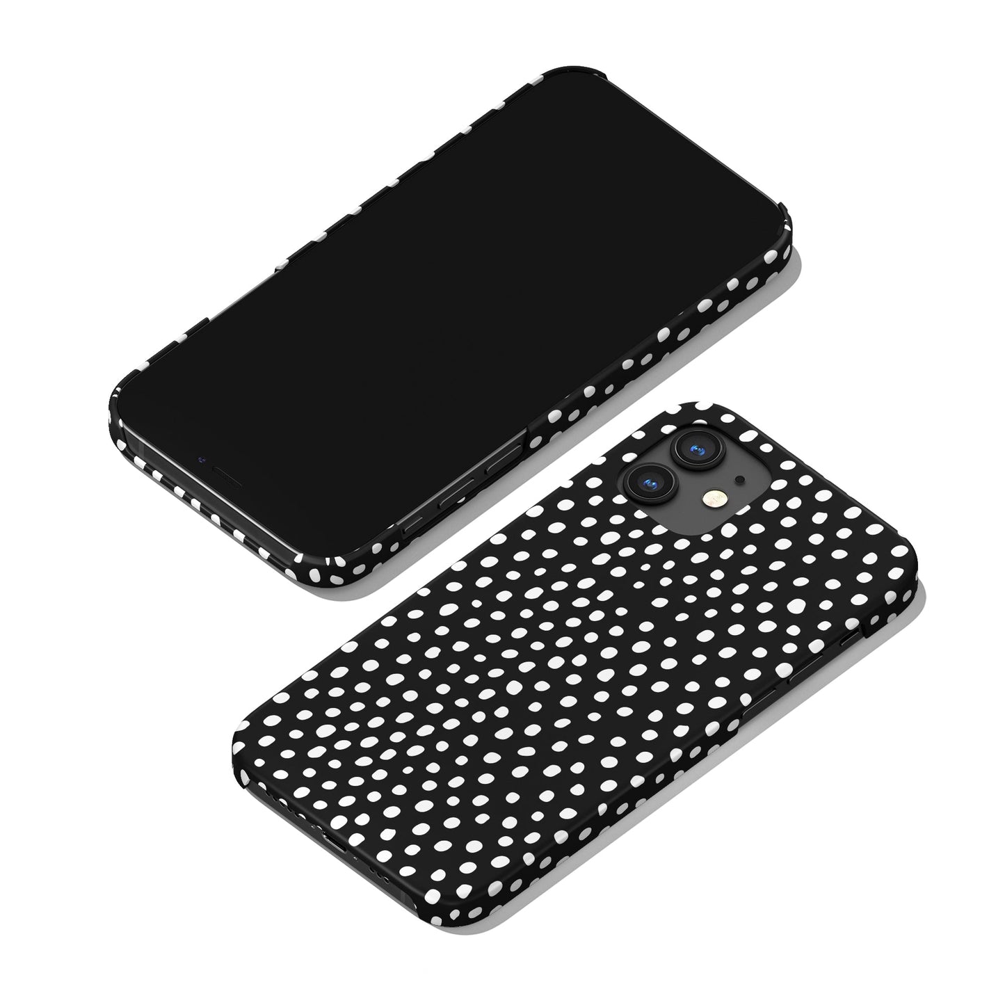 Black with Dots iPhone Case